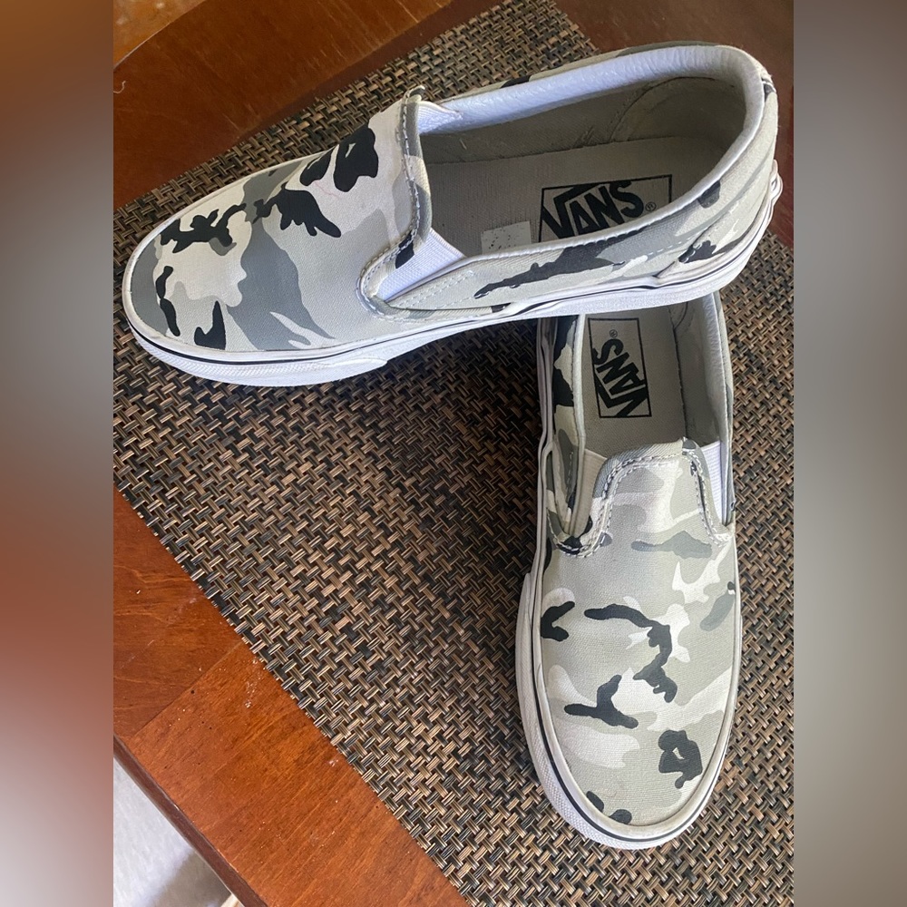 Camo Slip on Vans